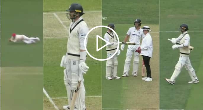 [Watch] Peter Handscomb Refuses to Leave Pitch After Getting Caught At Slips